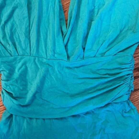 Ella Moss v neck shirt with braided tie - Picture 2 of 5